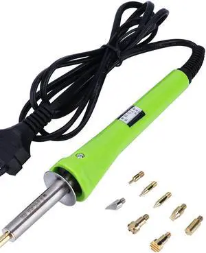 ESI-118 Engraving Wood Pyrography Tool 220V 30W Wood Burning Pen Set Soldering Iron Tool Set Woodburning Carving Pen