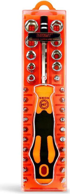 JAKEMY JM-6095 Portable Chrome Vanadium Screwdriver Tool Box Set DIY Hand Tool for Home Electronics Repair