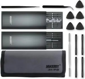 JAKEMY JM-P18 Mini Precision Screwdriver Tool Set with Waterproof Oxford Bag for Mobile Phone Household DIY Repair