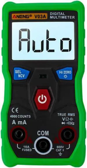 ANENG V03A Analog Measurement Digital Multimeter Esr Meter Multimeter Auto Power Off Testers Tools For Auto Ac Mutimetro - Green
