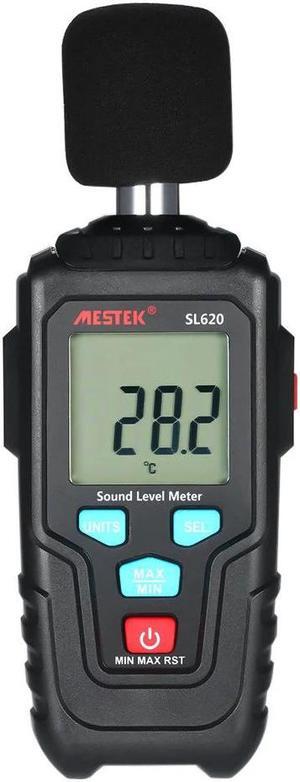 MESTEK SL620 Decibel Meter Audio Level Meter Logger 30-135dB Noise Measurement Sound Level Meter Detector Diagnostic Tool
