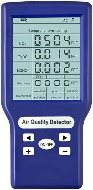 Multifunctional CO2 ppm Meters Mini Carbon Dioxide Detector Gas Analyzer Protable Air Quality Tester