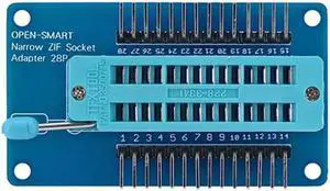Narrow Body ZIF Socket Adapter 28P 2.54mm Pitch module for CHIP / Components / Module Quick Test Project