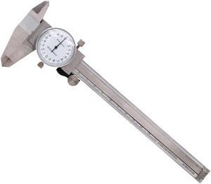 Vernier Caliper 150mm Stainless Steel Dial Caliper Analog Precision Measuring Tools Height Depth Gauge Micrometer With Box
