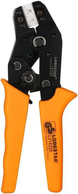 L214225 Professional Wire Crimpers Multifunctional Ratchet Crimping Press Pliers Crimping Tool 28~20 AWG Capacity for Terminals