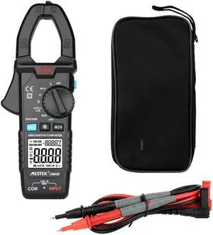 MESTEK CM83B Digital Clamp Meter 600A AC Current AC/DC Voltage Ohm True RMS Auto Range VFD Capacitance NCV Tester Ammeter Multimeter