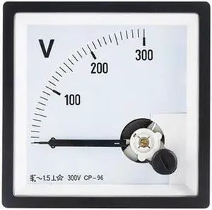 ELECALL CP-96 AC Voltmeter Voltage Meter Analog Panel Mechanical Voltmeter Gauge Pointer 300V
