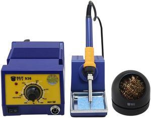 BST-936 Temperature Adjustable Lead-free Automatic BGA SMD Soldering Station Rework Station With Soldering Iron Cleaner - 220V