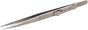 Precision Adjustable Slide Lock Anti Static Tweezers For Jewelry Electronic Component Holding Repair Tools