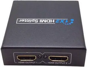 1x2 1 In 2 Out Mini HDMI V1.4 Distributor