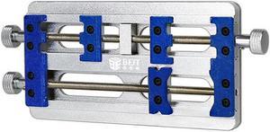 High Temperature Double Axis PCB Board Holder Fixture Aluminum Alloy Fixed Base for Motherboard Soldering Repair Holder