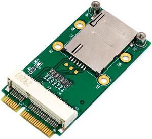 Mini PCI-E Adapter with SIM Card Slot for 3G/4G WWAN LTE GPS Card