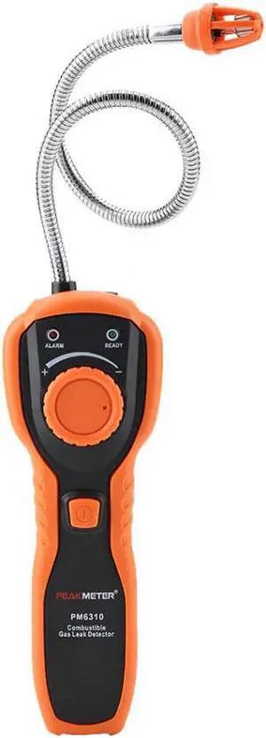 PEAKMETER PM6310 Flammable Gas Detector Portable Flammable Combustible Gas Leak Detector Analyzer