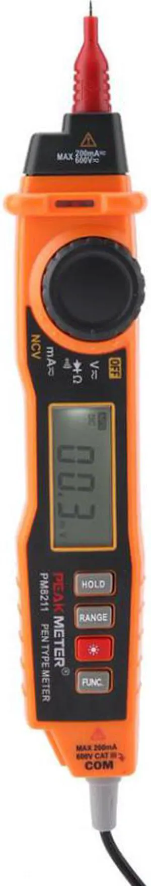 PEAKMETER PM8211 Voltage Tester Multimeter No-contact Handheld Electric Digital Voltage Tester Multimeter