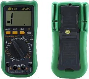 BST-9802A LCD Temperature Tester Digital Multimeter AC/DC Voltage Current Resistance Capacitance Measurement Tool