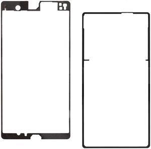 Front LCD Touch Tape + Back Housing Cover Sticker Adhesive For Sony for Xperia Z L36H L36i LT36i L36 C6603