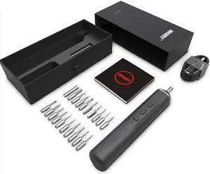NEW 20 Bits Portable Magnetic Cordless Electric Screwdriver Set DIY Power Tool for TV Laptop Household Repair