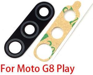New For Motorola Moto G8 Play Back Rear Camera Glass Lens Cover With Adhesive