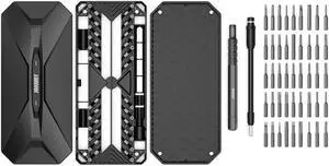 JAKEMY JM-8175 Multifunctional Precision Screwdriver Set 50 In 1 Deep Hole S2 Bits Double Independent Outer Box Repair Hand Tools