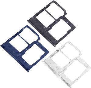 New SIM + Micro SD Card Tray Holder Slot For Samsung Galaxy A20E A202F (Blue)