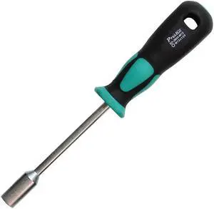 Pro'sKit SD-2800-M12 Hollow-Shaft Nut Driver Hex Bit Socket Key Wrench Screwdriver Hand Tools Metal Socket Driver Hex Nut Key Wrench (M12*125)