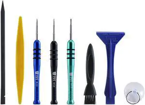 BST-606 9 in 1 Screwdriver Set Phone Disassemble Spudger Repair Opening Tool Sets Crowbar Blade For Samsung HTC IPad
