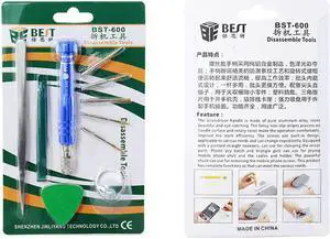 9 in 1 Cell Phone Tool Kit Mini Screwdrivers Magnetic Bit PH000 T5 T6 for Iphone