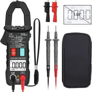 BSIDE ZT-QB9 600A DC Clamp Meter True RMS Auto-Ranging 6000 Counts Meter Inrush Current Capacitance Temperature Live Check Voltage Test