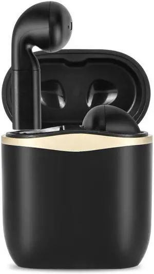 Fineblue J1 PRO Wireless Bluetooth Earphones Dual microphone TWS TOP APTX HD Headphone Smart Sensor 8D Stereo Super Bass Earbuds (Black)