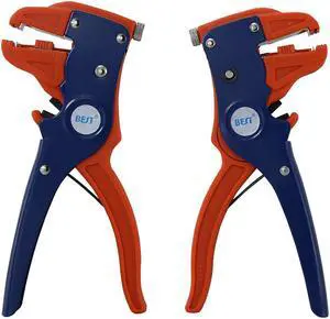 BST-318 Crimping Pliers Cable Wire Strippers Multifunction Adjustable Duck Mouth Crimpers Pliers Hand Tools Stripping Range 0.5mm-6mm