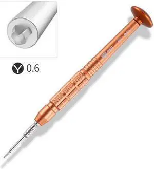1Pc 3D Design Screwdriver Strong Magnetic Precision Screwdriver Cell Phone Repair Hand Tool Kit For iPhone - 0.6Y Type