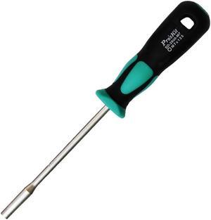 Pro'sKit SD-2800-M7 Hollow-Shaft Nut Driver Hex Bit Socket Key Wrench Screwdriver Hand Tools Metal Socket Driver Hex Nut Key Wrench (M7*125)