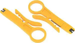 2pcs Mini Portable Wire Stripper Plier Muti-Functional Crimper Cutter for 3D Printer Cable PTFE Cable