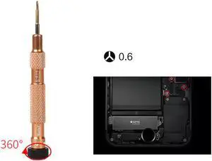 Kaisi K-8119 Screwdriver Open Repair Tools For iPhone 7/ Huawei P8 Smartphone - 0.6Y Type