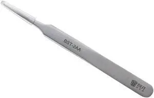 BST-2AA Portable Precision Flat Mouth Anti-magnetic Tweezers Heat-Resistant PCB Repair Tool