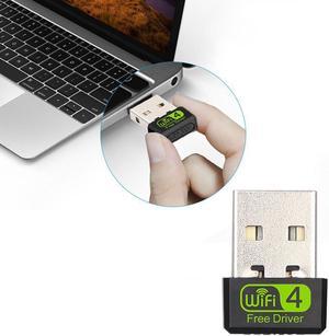 150Mbps Mini WiFi Adapter USB Adapter Free Driver WiFi Dongle Network Card Ethernet Wireless WiFi Receiver for PC Laptop