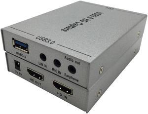 USB 3.0 Video Game Capture Card for Live Stream Broadcast Box Game Capture Box