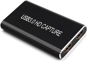 Capture Card USB 3.0 HD Game Capture Card Device Type-C Support HD Video 1080P Video Capture Card for TV PC PS4 Game