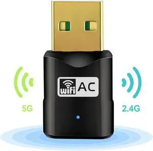 600M Mini 2.4G/5.8G Wireless Wifi Receiver AP Transmitter Dual Frequency USB Wireless Network Card