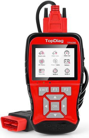 TopDiag TP908B 12V Carro-Tester Voltage Test Testador Battery Diagnosis Car OBD2 Scanner Engine Diagnosis Tool For Most Vehicles