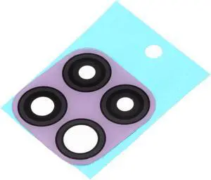 Glass Back Rear Camera Lens For Huawei P40 lite 4G Glass with Adhesive (Purple)