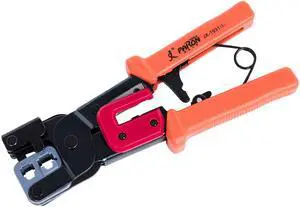 RJ45 Crimping Tool PassThrough Cutter for RJ11 RJ45 Ethernet Network LAN Cable Plier 8P/6P Crystal Head Cable Cutter Peeling Shear