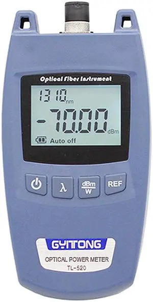 TL-520 Handheld Optical Power Meter Universal Connector Fiber Light Decay Testers Machine Fiber Optic Cable Tester Locator