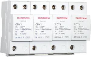 380V House Surge Protector Protective Low-voltage Arrester Device 4P L-ightning Protecting Device