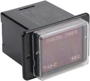 T3D-C Digital LED Time Counter Timer Delay Time Relay 8-Pin 99.9/999 SEC 220VAC Digital Time Counter