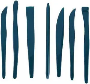 7pcs Plastic Art Craft Clay Pottery Tools Sculpture Carver Pottery Ceramics Craft Carving Tool Multifunctionall DIY Hand Tool
