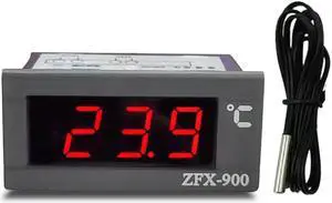 ZFX-900 Embedded Temperature Meter Intelligent Digital Temperature Display Panel for Refrigerator Deepfreeze Cold Closet