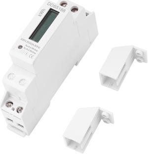 Newstyle Din-rail Energy Meter Digital Single Phase Electric Meter 220V 5-32A Electronic KWh Meter High Accuracy Measuring Tool