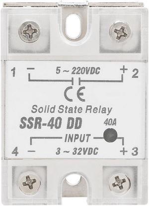 Newstyle SSR-40 DD 40A 5-220VDC Solid State Relay For Industrial Automation Process