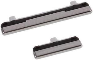 2Pcs/Set Side Key Power and Volume Buttons For Samsung Galaxy Note 10+ Plus N975 (White)